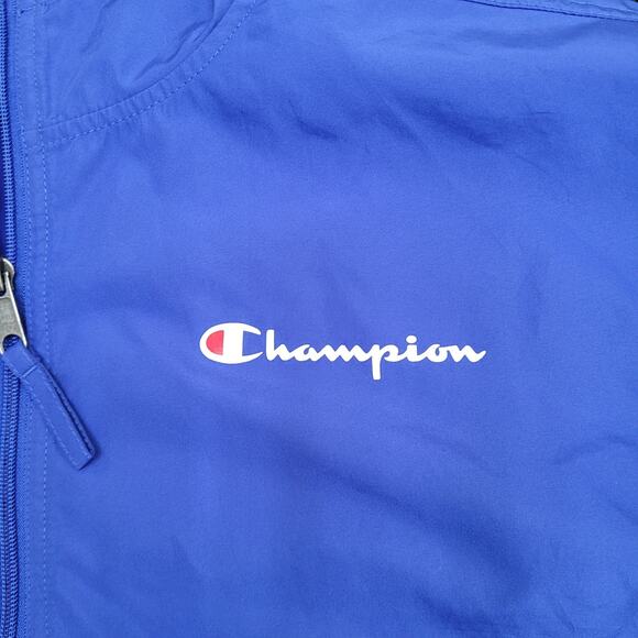 Champion Stadium Packable 1/2 Zip Jacket S/M 21x26 Surf-the-Web - Picture 13 of 16